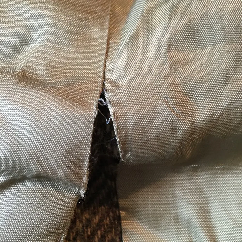 VINTAGE Gallery by Haggar 46 Brown TWEED Wool Herriing Bone Sport Coat